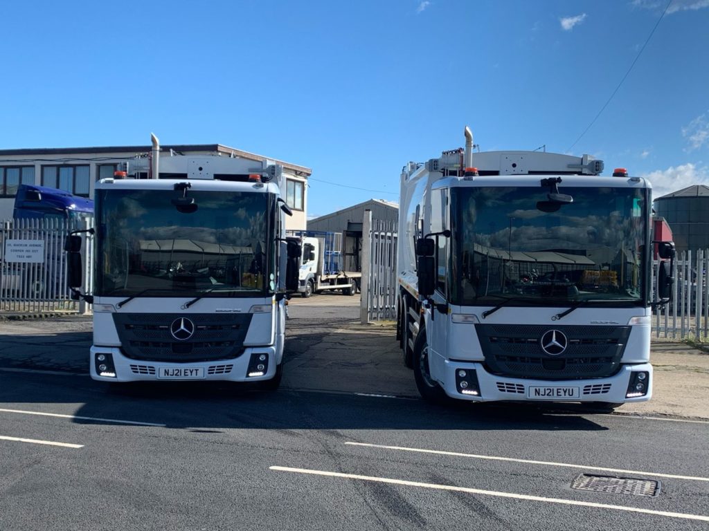 TPPL deliver nine Mercedes refuse vehicles to Durham County Council ...
