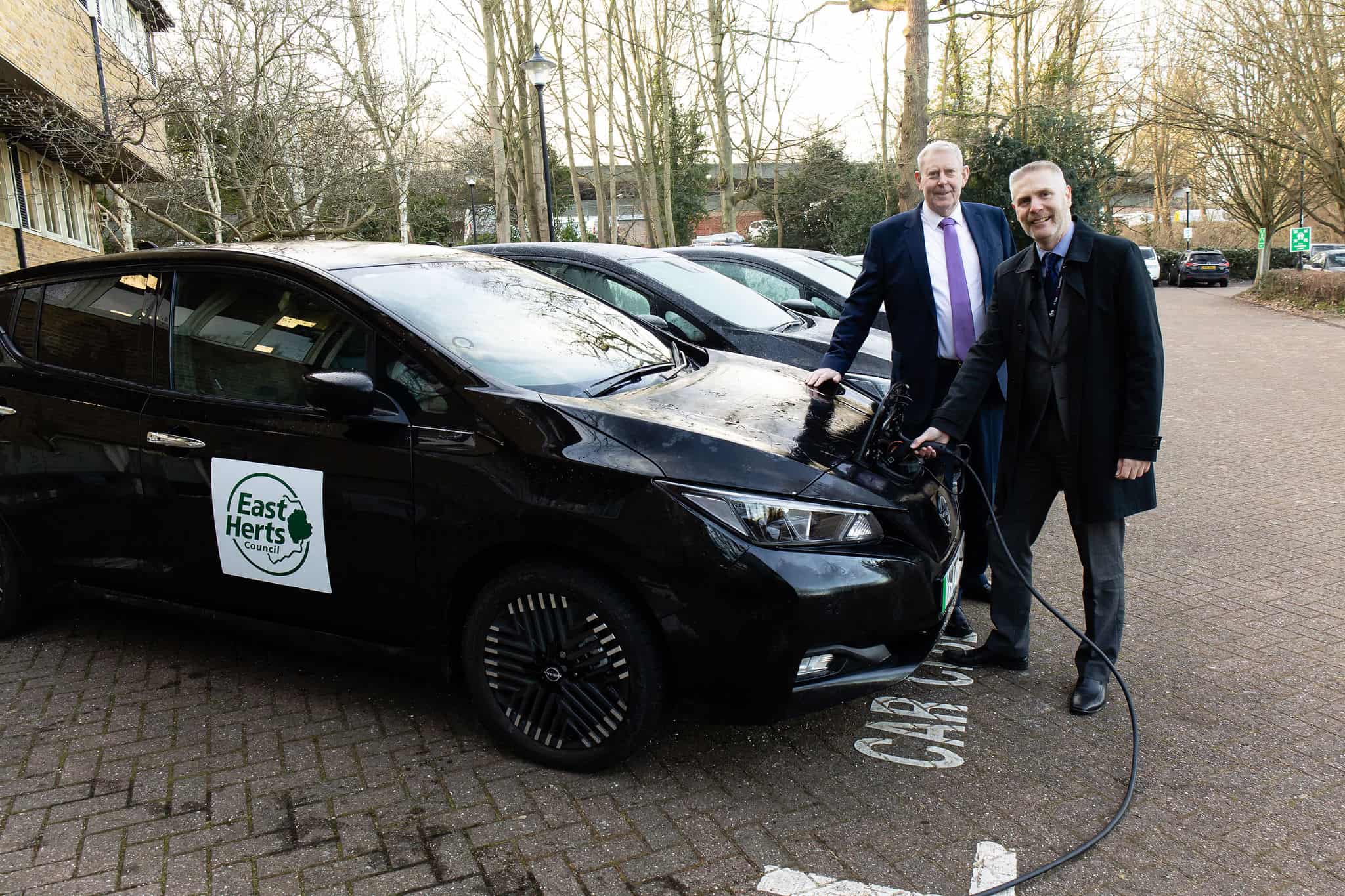 Switch to e-vehicles cuts East Herts Council’s carbon footprint